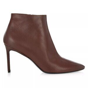 NEW CO Women's Pointed Leather Ankle Boots